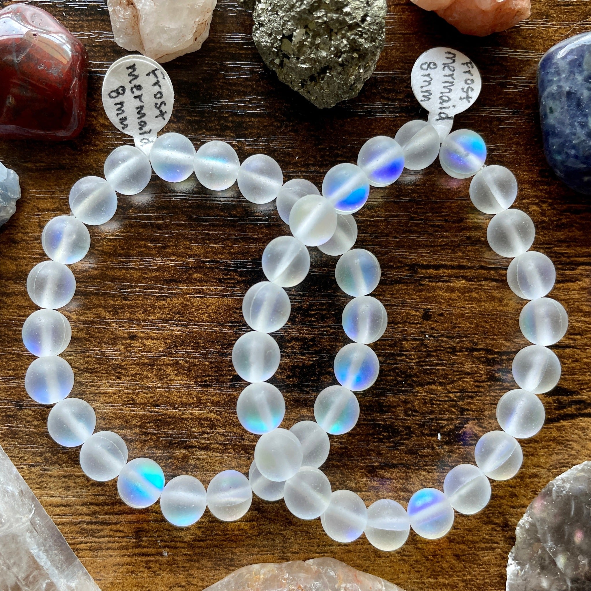 Mermaid Glass Bracelets (6mm beads)