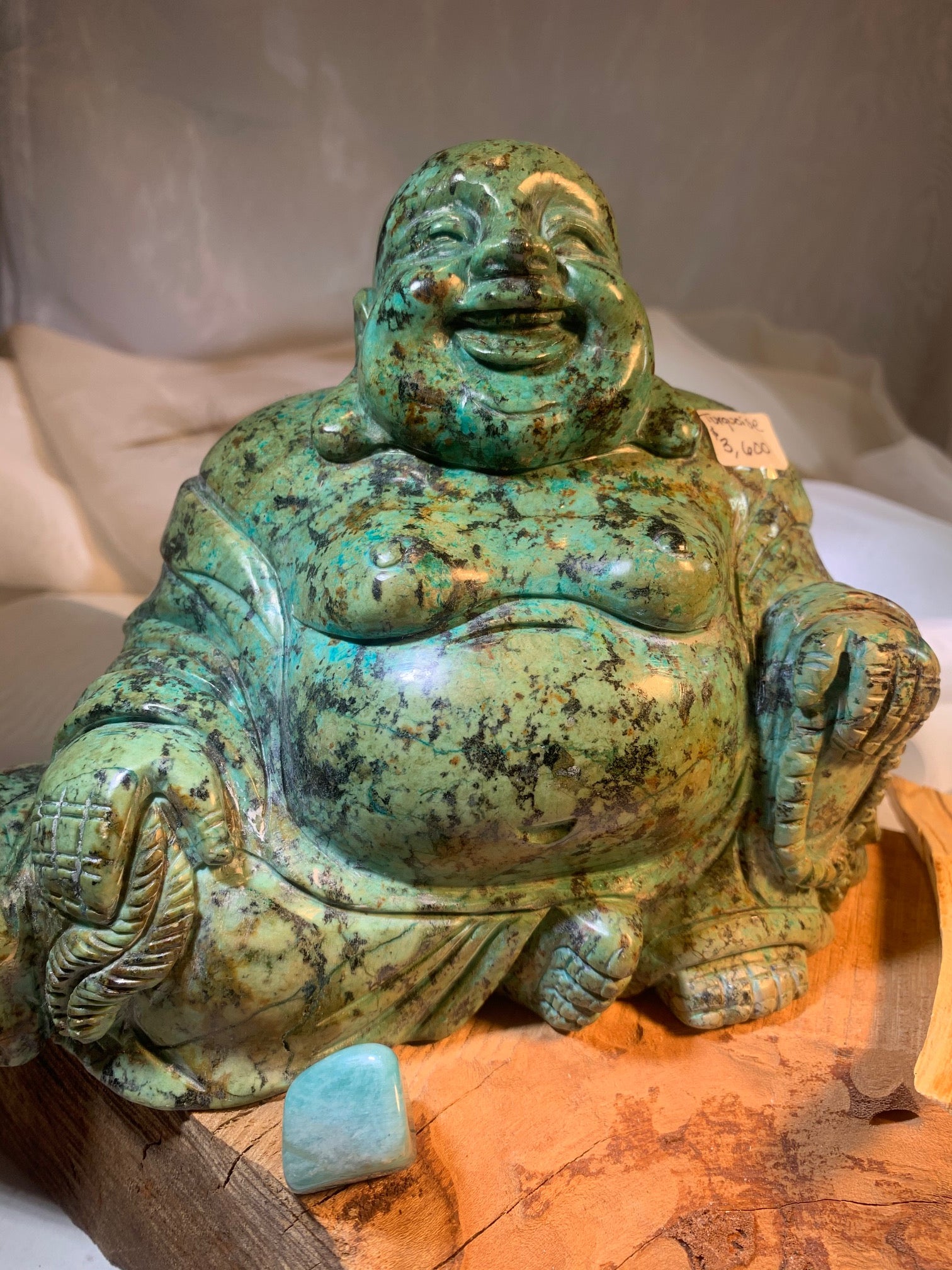 Large Turquoise Buddha