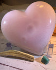 Pink Calcite Heart