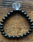 Bracelet - Black Obsidian - Tumbled